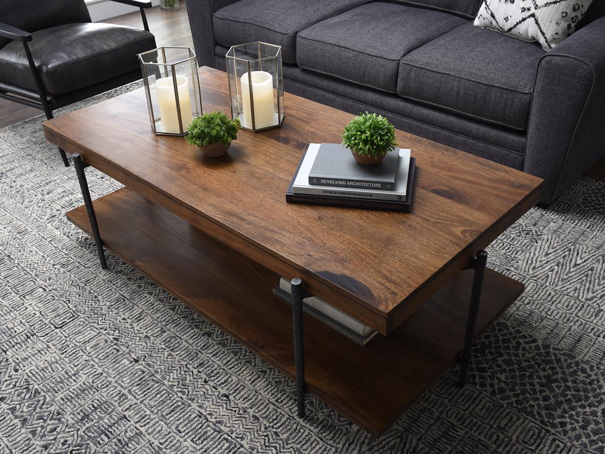 Hekman Bedford Park Rectangular Coffee Table with Shelf